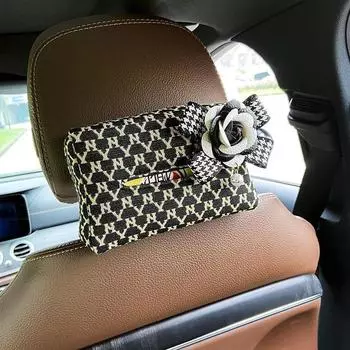 Creative Pippi Monkey Tissue Box Auto Supplies Tissue Pumping Hanging Car Seat Back Pumping Cartoon Cute Camellia 9506B