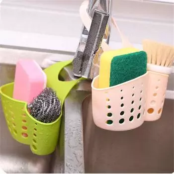 Creative Shelf Adjustable Tank Hanging Basket Kitchen Baskets Bathroom Shelf Storage Hanging Basket зелёный