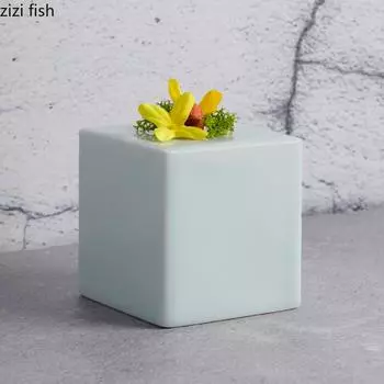 Creative Solid Color Cooking Cutlery Ceramic Snack Dessert Plate Simple Home Kitchen Serving Tray Pastry Bread Dish Dinner Plate