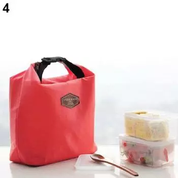 Creative Thermal Cooler Insulated Waterproof Lunch Carry Storage Picnic Bag Pouch AVE красный
