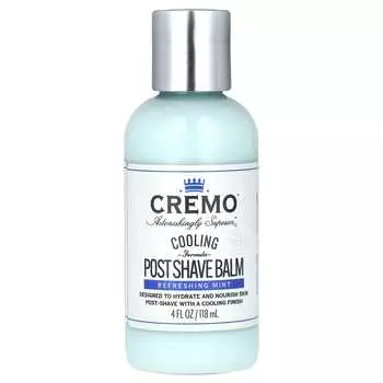 Cremo, Бальзам после бритья, освежающая мята, 4 жидких унции (118 мл)