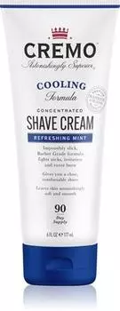 Cremo Refreshing Mint Cooling Shave Cream Shaving Cream in Tube TU прозрачный