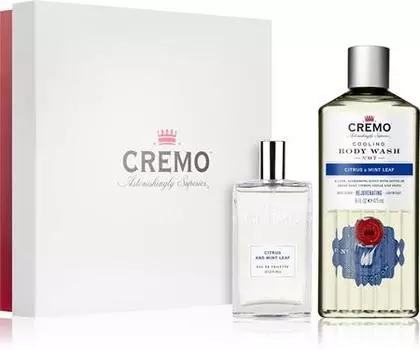 Cremo Set Citrus and Mint coffret cadeau pour homme TU прозрачный