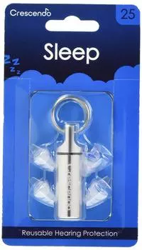 CRESCENDO Ear Plugs for Sleeping Ear Protectors Sleep 25 White