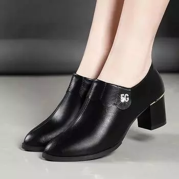 Cresfimix Botas Femininas женские классические черные осенние короткие ботильоны из искусственной кожи, женские модные зимние ботинки коричневого цвета A9295 35