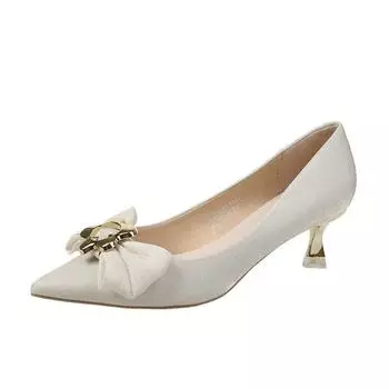 Cresfimix Femmes Talons Hauts женские симпатичные черные высококачественные летние европейские стильные туфли на высоком каблуке женские повседневные бежевые туфли-лодочки a314 34