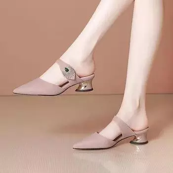 Cresfimix Women Cute Round Toe High Quality Real Leather Spring Platform High Heel Shoes Lady Fashion Party Stiletto Pumps A383 35