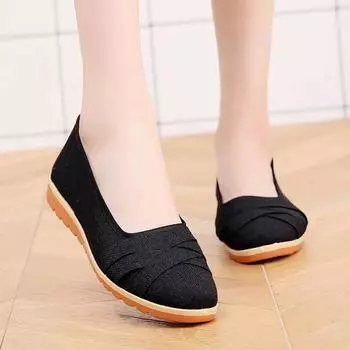 Cresfimix Zapatos De Mujer Lady Симпатичные черные туфли на плоской подошве с двойным ремешком для танцев Женские модные удобные стильные мокасины A574 35