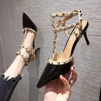 Cresfimix Zapatos Mujer женские модные туфли с острым носком темно-синего цвета для свадебной вечеринки на высоком каблуке женские милые стильные красные туфли-лодочки на каблуке A1315 35