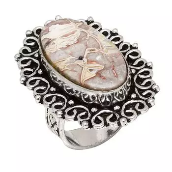 CrezyLace Agate Gemstone Handmade Silver Jewelry 7