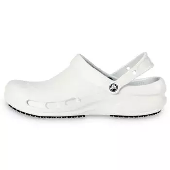 Crocs Bistro Slip Resistant Work Clog белые унисекс кроссовки 10075-100 43-44