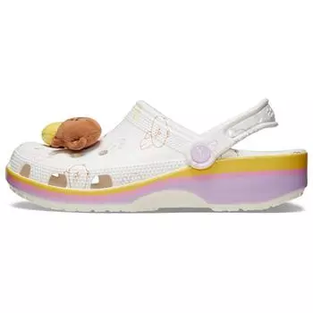 Crocs Line Friends x Classic Clog Brown & Friends Кроссовки унисекс Белые 209480-100 39-40