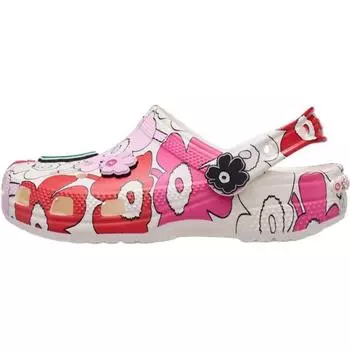 Crocs Marimekko x Classic Clog Детские кроссовки с принтом Unikko Многоцветные 211123-90H 28-29