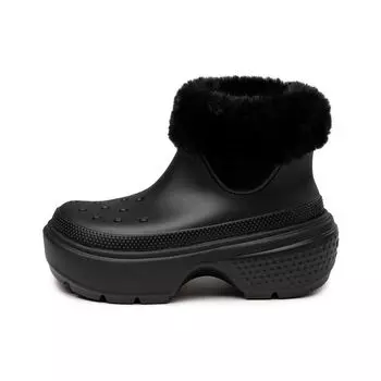 Crocs Stomp Lined Boot черные кроссовки унисекс 208718-001 36-37