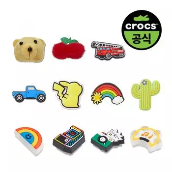 Crocs Выберите 1 из 11 официальных Crocs Gbitz 01_Cute Teddy Bear (23SF10011774)
