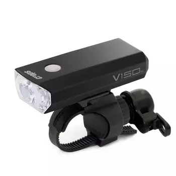 Crops V150 Sports Bell Set LED Headlight AA Battery 150 Lumens Headlight Brass Bell C1R04-01B-0193 (черный) чёрный