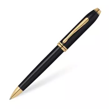 Cross ballpoint pen Townsend 572TW black lacquer oil-based