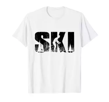 Cross Country Funny Winter Sports Gift for Skiing, Skiing, Skiers, T-Shirt
