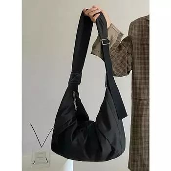 Crossbody Bag Bag Female Autumn and Winter Dumplings Bag Down Cotton Simple All-in-one Shoulder Bag