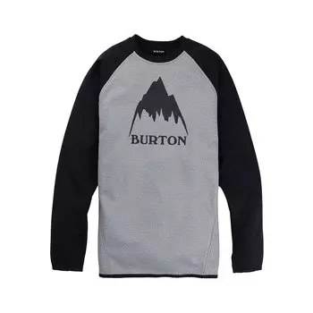Crown Weatherproof Pullover Crew Sweatshirt Water Repellent Sweatshirt Crew Neck M 220221 [Burton] Men s Gray-Heather