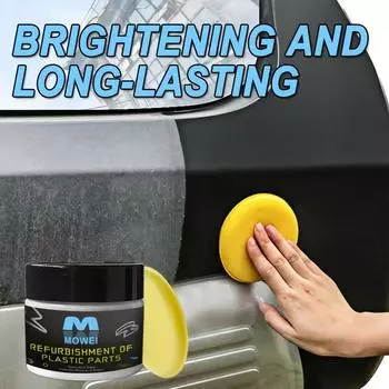 Crystal Clear Car Plastic Restorer - Автомобильный интерьер и обновление панелей Восковое покрытие Автомобильный воск Полироль для автомобиля