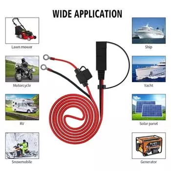 CS-1423A1 Аккумулятор SAE-to Ring Terminal Проводка Быстроразъемный Соединитель Удлинительный Кабель для Мотоциклов Автофургонов Лодок