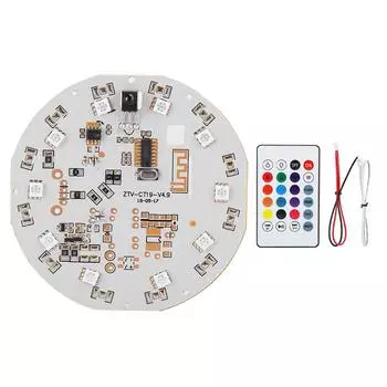 CT19 Цветная RGB-подсветка Bluetooth-динамиков с лампой накаливания Bluetooth-плата с пультом дистанционного управления