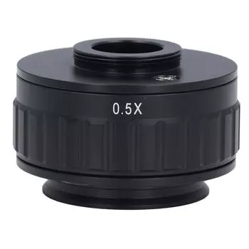CTV Lens Adapter for Trinocular Stereo Microscope CCD Camera Industrial Use C Mount 0.5X 0.5X