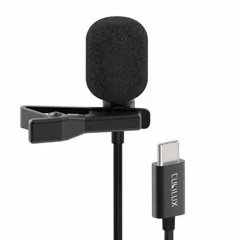 Cubilux Type C совместим с iPhone iPhone 15 Pro iPad 10 iPad Pro iPad Air Samsung Ultra Note Tab Pixel 8 Pro USB C петличный микрофон, 15, Макс.