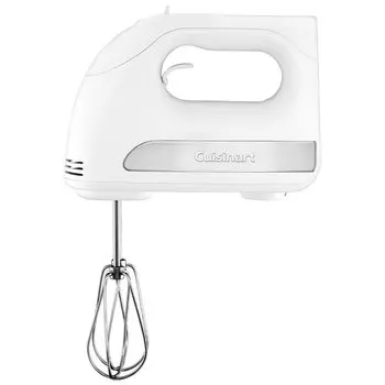 Cuisinart Smart Power 3 Speed Hand Mixer Free Standing Design Speed Adjustment White HM-030WJ