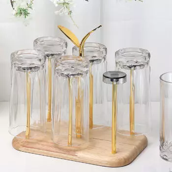 Cup Drying Rack Nonslip Mug Draining Organizer Water Bottle Drainer Holder for Coffee Table