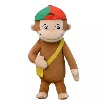 Curious George Large Plush Toy Spring Outing Approx. 31cm