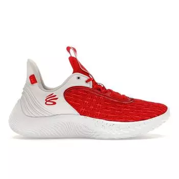 Curry Brand Карри Flow 9 Team Белые Красные Мужские Кроссовки 3025631-100 45.5
