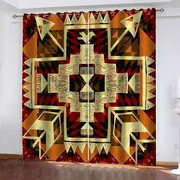 Curtains For Rooms 3D Abstract Art Prints Windows Curtains For Living Room Elegant Room Curtain Gift Home Decor 2 Panels W70xH160cmx2&Grommet Top