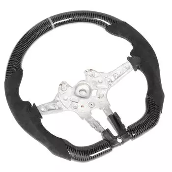Custom Carbon Fiber Steering Wheel Suede Mtri for F20 F22 F30 F32 F87 F80 F82 M140i M2 M3 M4 чёрный