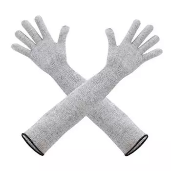 Cut Resistant Work Gloves Lengthened Protective Glove Professional Arm Sleeve Industry 45cm