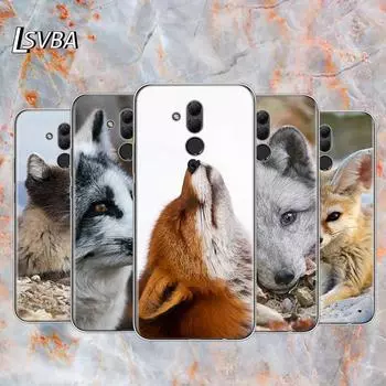 Cute Arctic fox For Huawei Mate 40 30 20 20X 10 RS P Smart 2021 2020 Z S Pro Plus Lite 2019 Phone Case Shell P Smart 2018