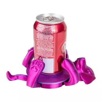 Cute Dog Coaster Mug Hugger Self-Adjusting Drink Mats Non-Slip Reusable 3D Printed разноцветный