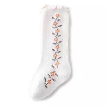 Cute High Knee Socks for Babies Infant Toddler Ribbed Over-the-calf Autumn Socks for Girls and Boys 0-5 Years foot 9-11cm 0-1T