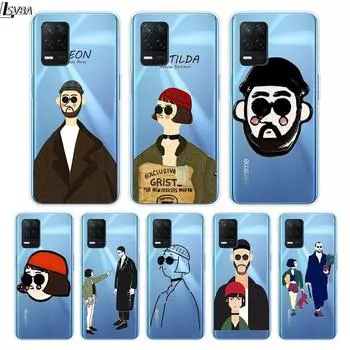 Милый Леон Матильда для Realme 8 8i V3 V5 GT Neo Flash Edition Explorer Master Neo2 Narzo 30 50i 50A C21Y, чехол для телефона Realme V3