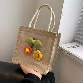 Cute Lunch Box Bag for Women New Style Fashionable and Versatile Bag for Women Ins Office Workers Carrying Shoulder Bags