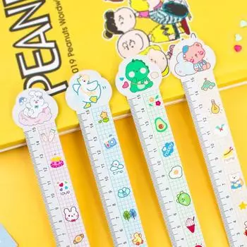 Cute Measuring Ruler Cartoon Animal Soft Ruler School Supplies Straight Rulers Height Measure 01