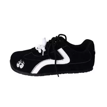 Cute pink women s spring and summer new student flat casual single shoes fashionable versatile sports shoes 36