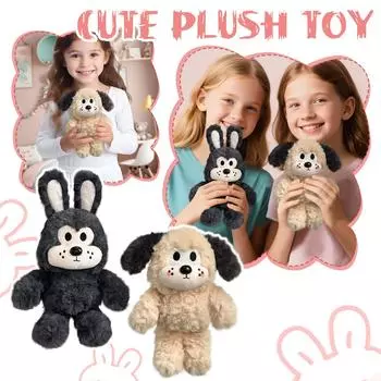 Cute Plush Toy Plush Doll Plush Doll Children s Gift One Size чёрный