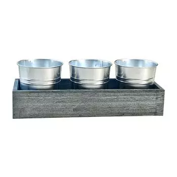 Cute Rectangle Plant Container Desktop Ornament Planter Plant Pot Cup Crafts Decors Planter Landscape Cup Crafts