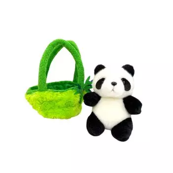Cute Sales Plush Toy Outing Series Sitting Panda B0044