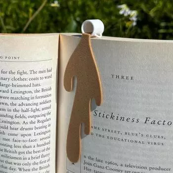 Cute Spilled Coffee Bookmark For Reading Funny Bookmarks For Reading Corner Bookmark Stationery School Supplies коричневый