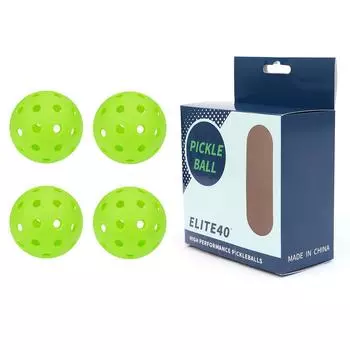Цветная коробка Pickleball с 40 отверстиями, 74 мм, с шариками с отверстиями, эластичный плавающий шар Wei PE