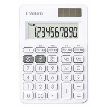 Цветной калькулятор Canon LS-100WT-SW, 10-разрядный, мини-настольный, с функцией налога