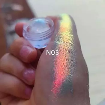 Цветные блестящие тени для век Shift Pigment Powder Duochrome Glitter Shadow Аксессуары для макияжа 0,2 г, 1 шт., 25 шт. NO.27-N03